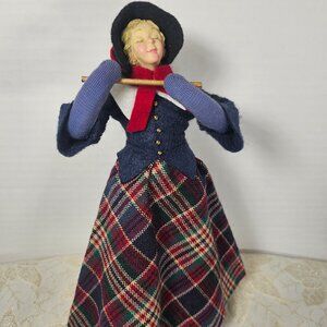 Original Dickens Doll Collection Flute Lady Four Sisters Dolls Series 1995